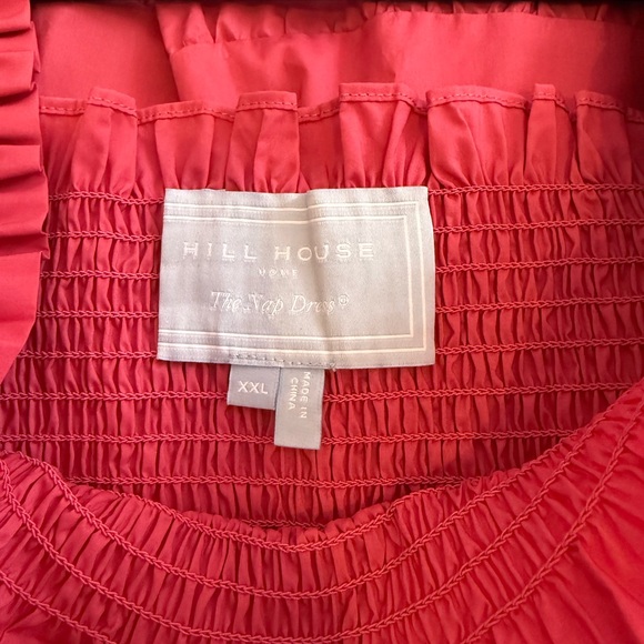 Hill House - Elizabeth Nap Dress - Lipstick Pink Cotton - Picture 3 of 3